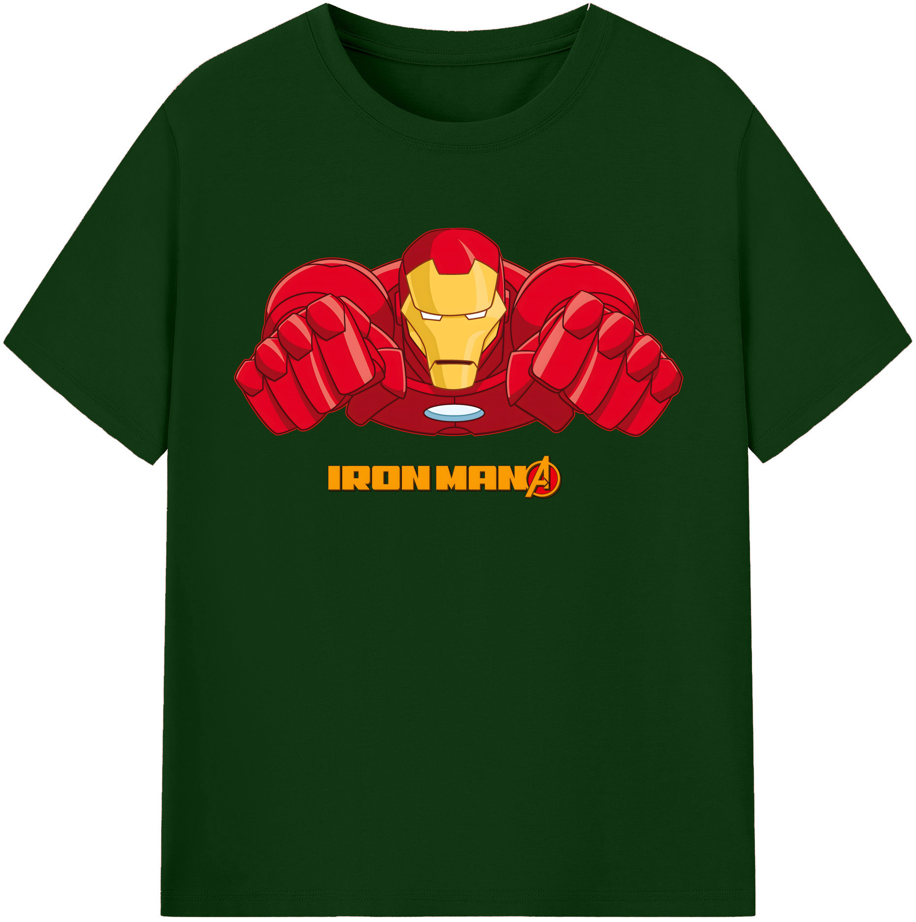（画像用） アベンジャーズ The Avengers 綿100％半袖Tシャツ（フロントプリント）